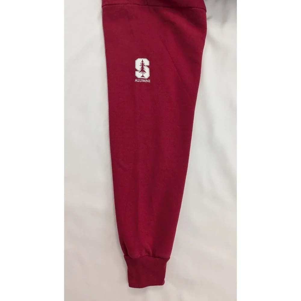 Stanford University Alumni Sweatshirt Hoodie Red Nerd Nation Small S